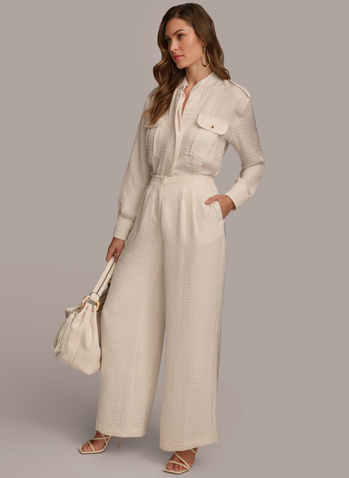 (image for) PLEASANT PLEATED WIDE LEG PANT